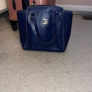 Dooney and Bourke Bag in Navy Blue.